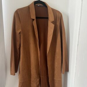 Faux suede Zara jacket